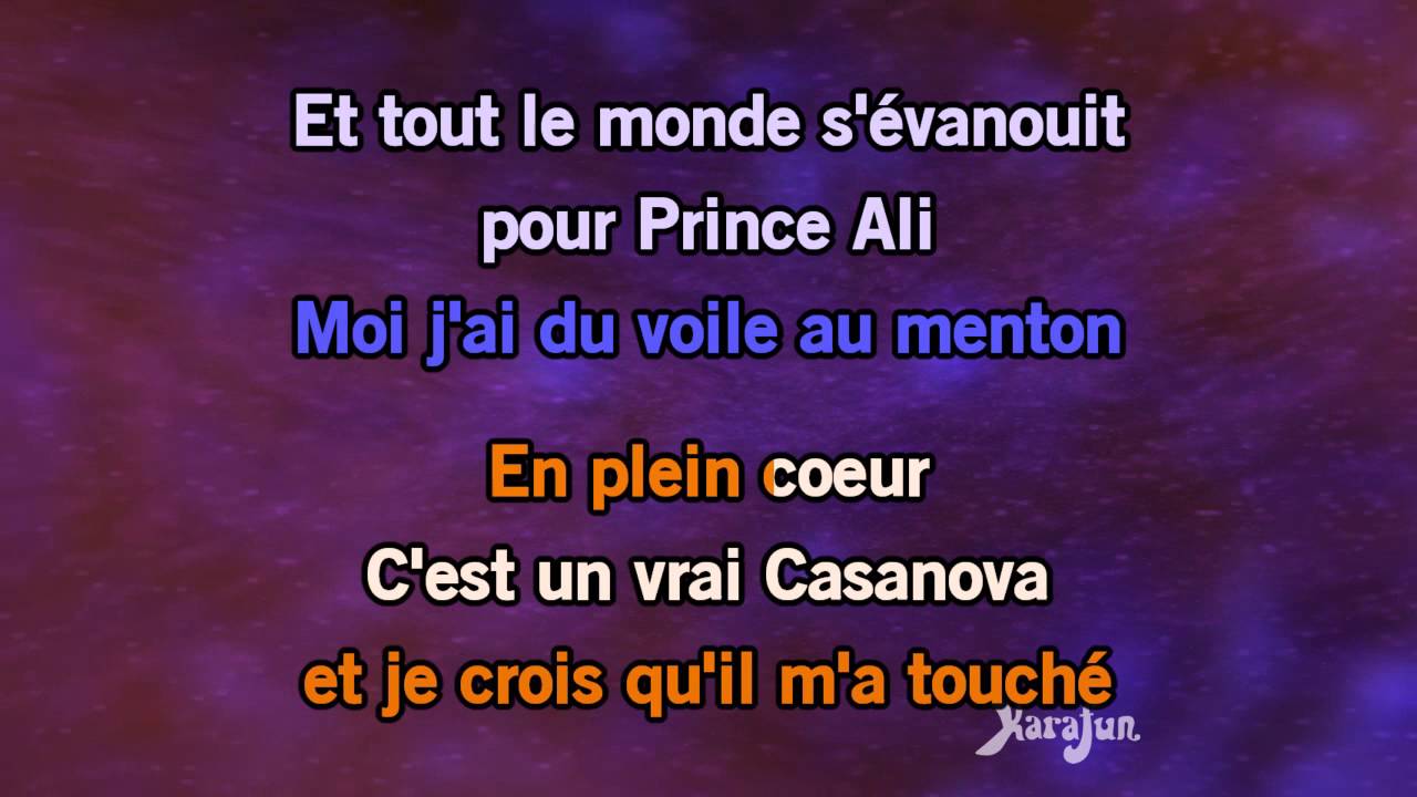 Karaoké Prince Ali (version française) - Aladdin (1992 film) *