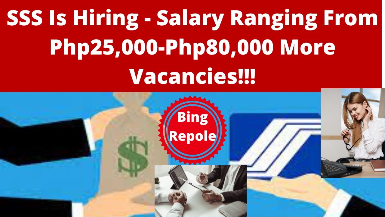 SSS Is Hiring  - Salary Ranging From Php25,000-Php80,000 More Vacancies!!!