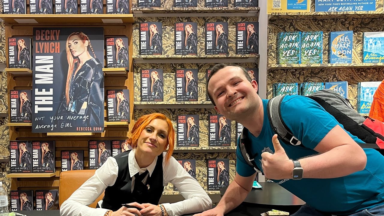 The WWE WrestleMania 40 XL Trip Ep 2 travelling to Philly, meeting Becky Lynch at Barnes and Noble