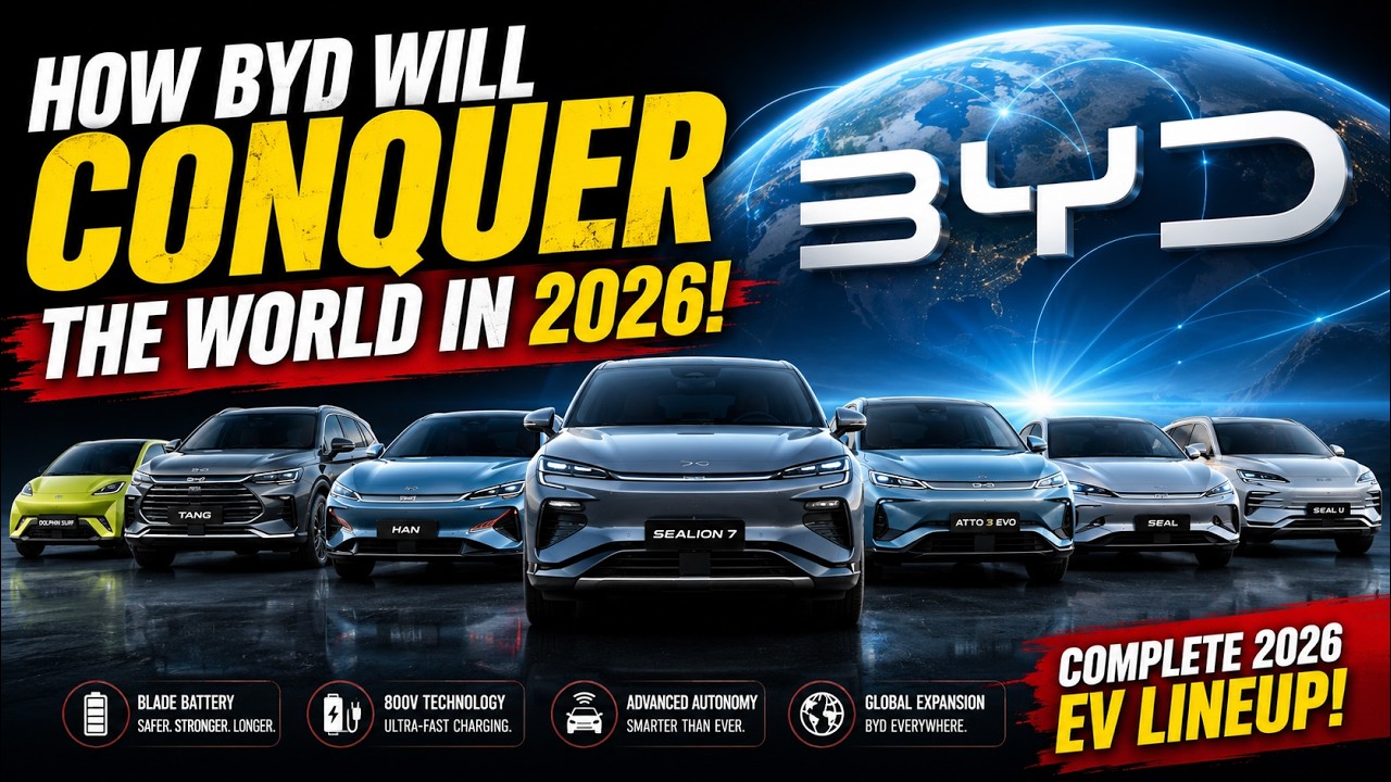 BYD's Master Plan Revealed! Full 2026 EV Lineup Breakdown