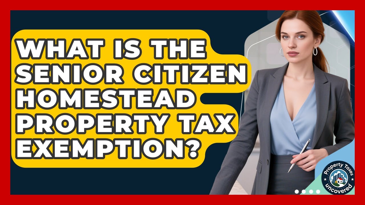 What Is The Senior Citizen Homestead Property Tax Exemption? - Property Taxes Uncovered