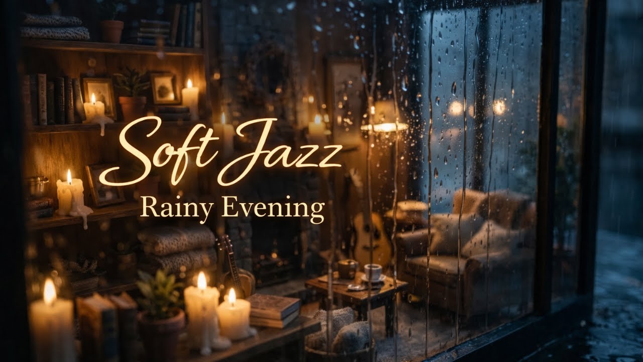 Soft Jazz for a Rainy Evening by the Window