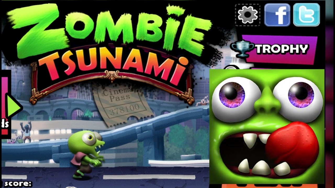Zombie Tsunami Run - [Online and Offline Temple Run like Games] Android/iOS gameplay