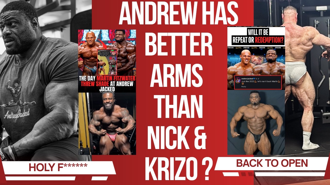 Best Arms in bodybuilding + Andrew vs Martin + Josema back to Open ? Bonac 8 weeks out ? + Blessing