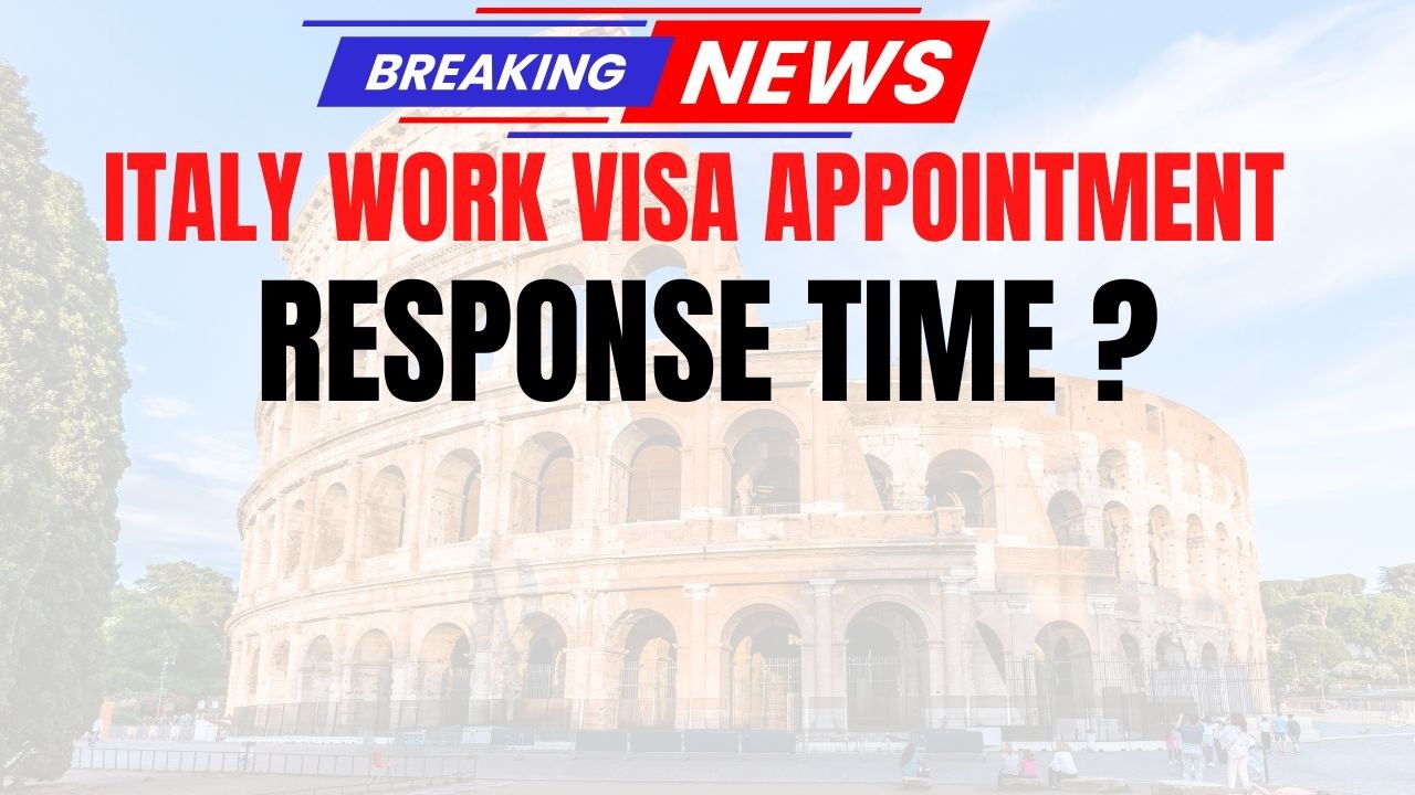Italy Visa Appointment Latest Update 2026 | Italy BLS Appointment from Pakistan | Work & Family Visa