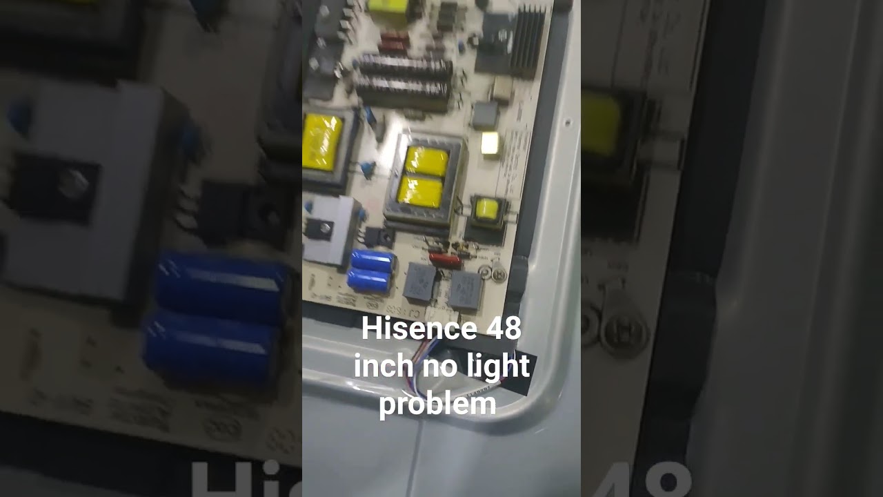 hisense 48 inch no light repair but backlight ok