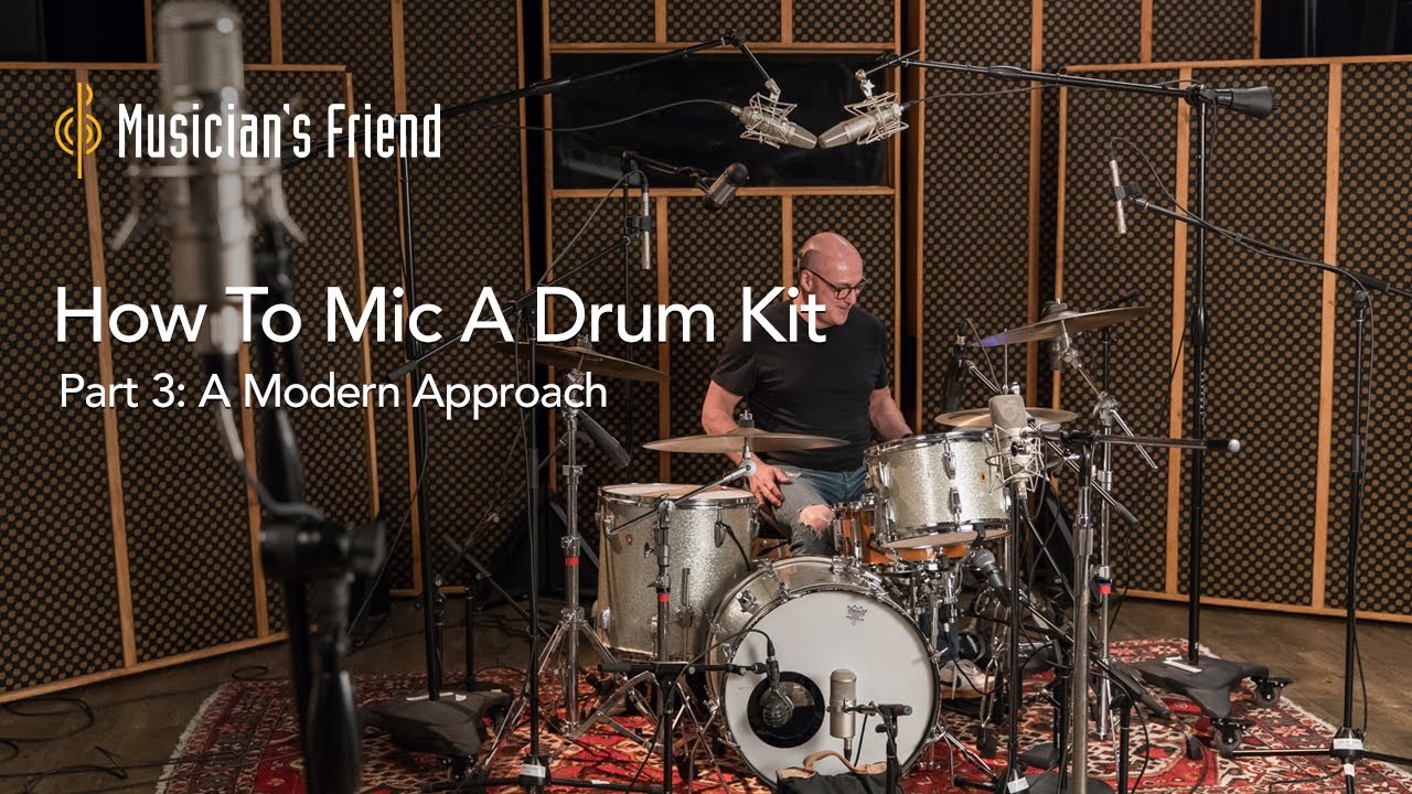 How To Mic a Drum Kit, Part 3: A Modern Approach, Recording with 20+ Microphones