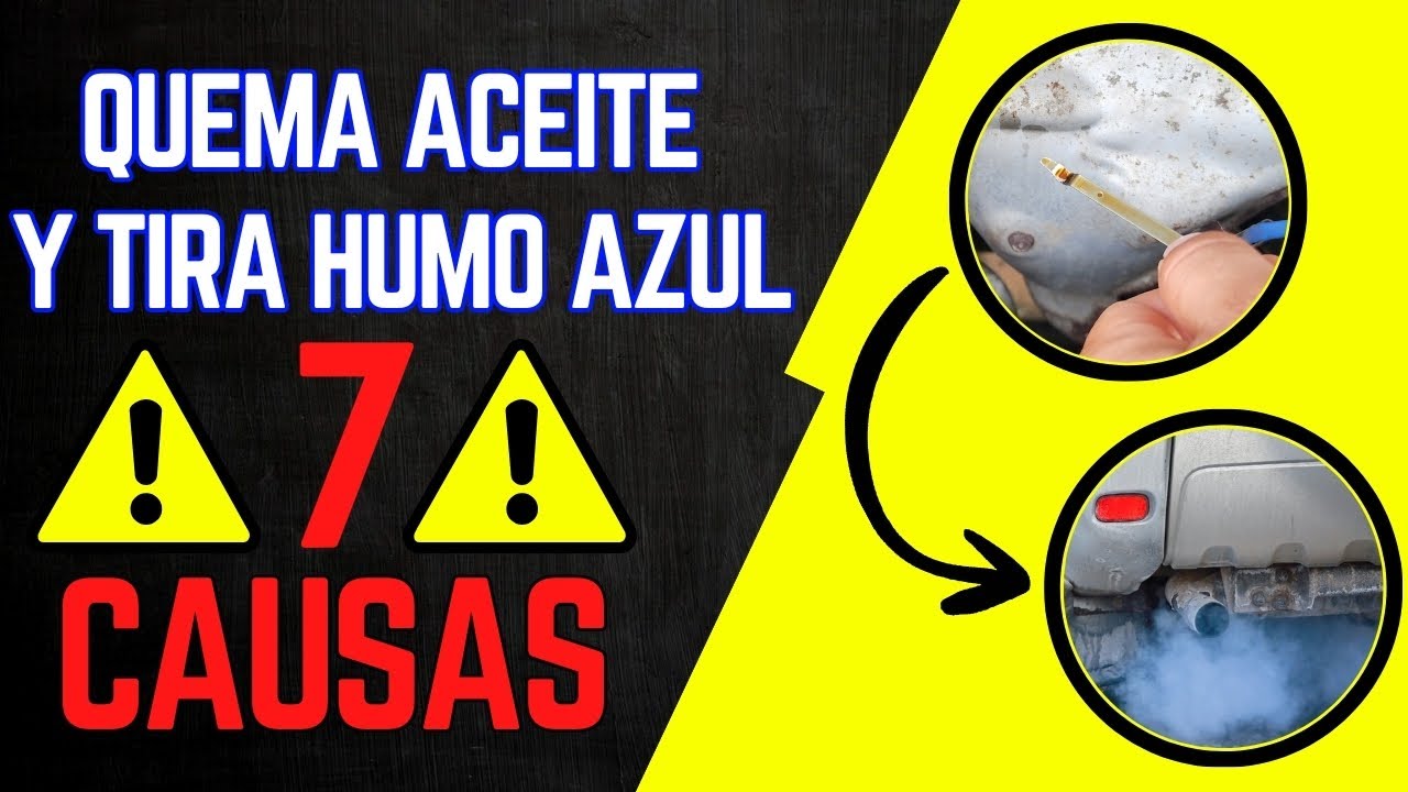 Tu Carro Quema ACEITE y TIRA HUMO AZUL Por El ESCAPE ? 🔵ESTAS 5 CAUSAS PROVOCAN ESTO💨