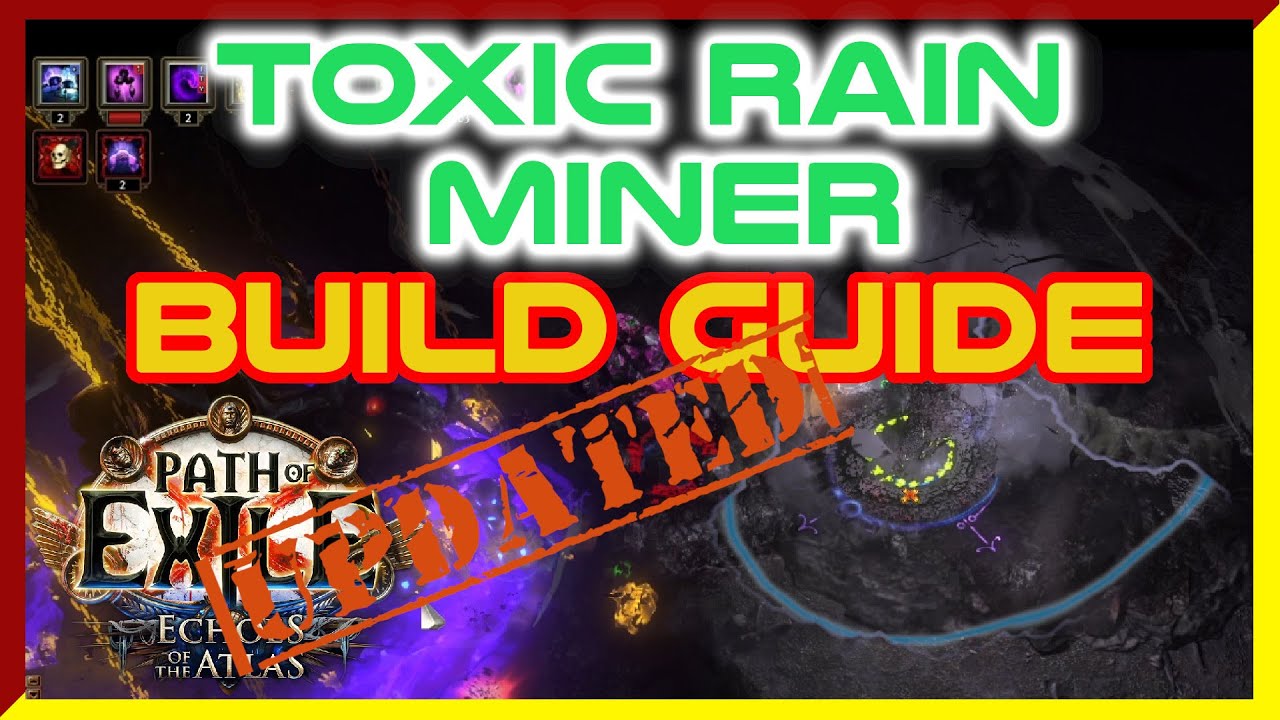 [POE 3.13] Toxic Rain Miner Build Guide Update (Saboteur) - Great League Start for Ritual