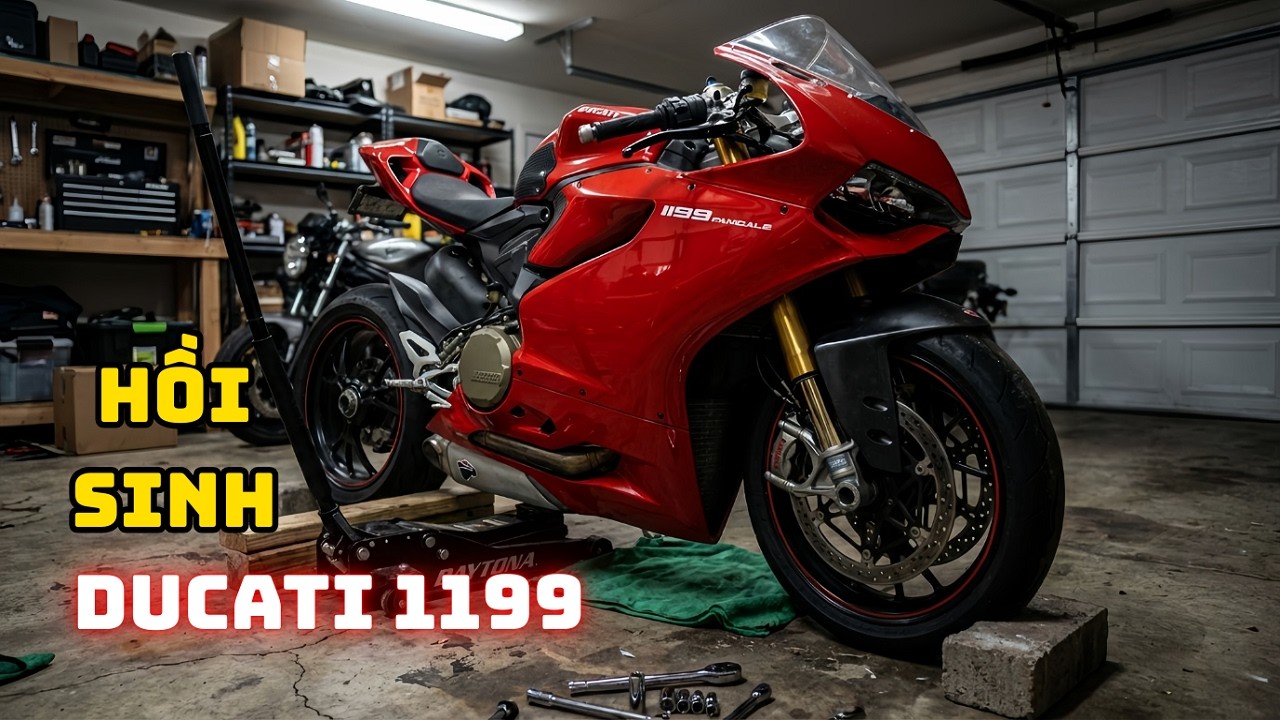 Mua  Siêu Xe Ducati Panigale Nát Giá 3600$ & Cái Kết Lỗ Sấp Mặt Hơn!