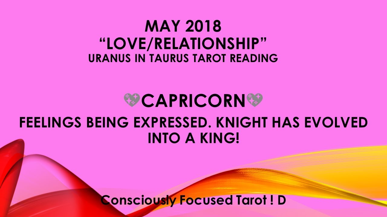 MAY 2018 CAPRICORN💖 