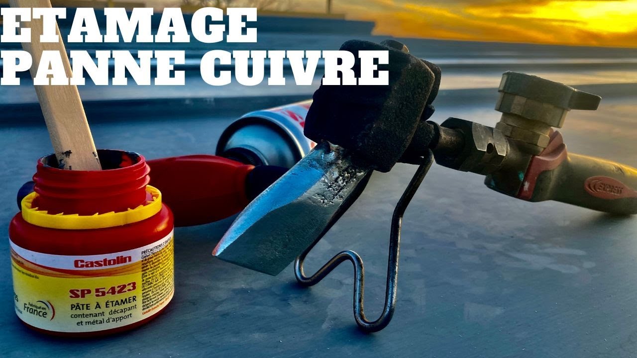 Comment étamer la panne de son fer à souder le ZINC ? Défi 28/52