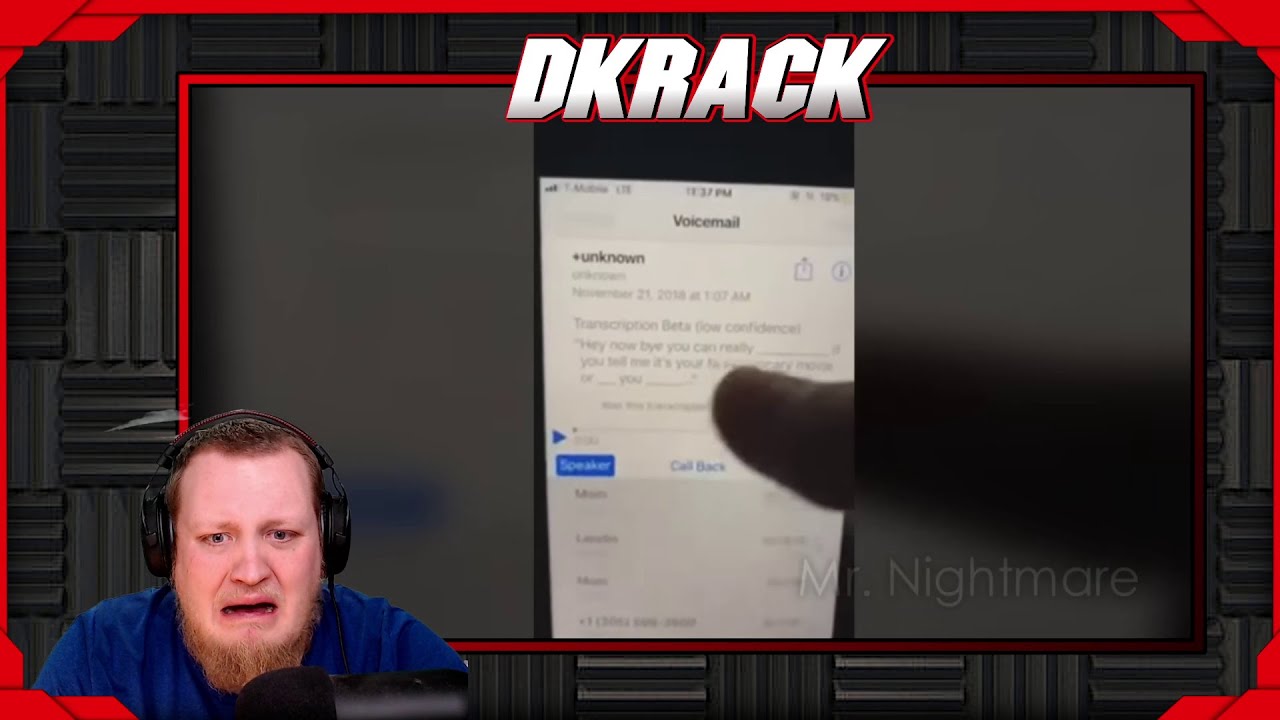 5 Disturbing Voicemails with Backstories (Vol. 2) Mr Nightmare (REACTION)