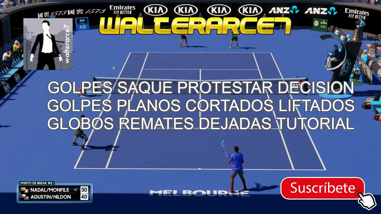 GOLPES SAQUE PROTESTAR DECISION GOLPES PLANOS CORTADOS LIFTADOS GLOBOS REMATES DEJADAS TUTORIAL AO