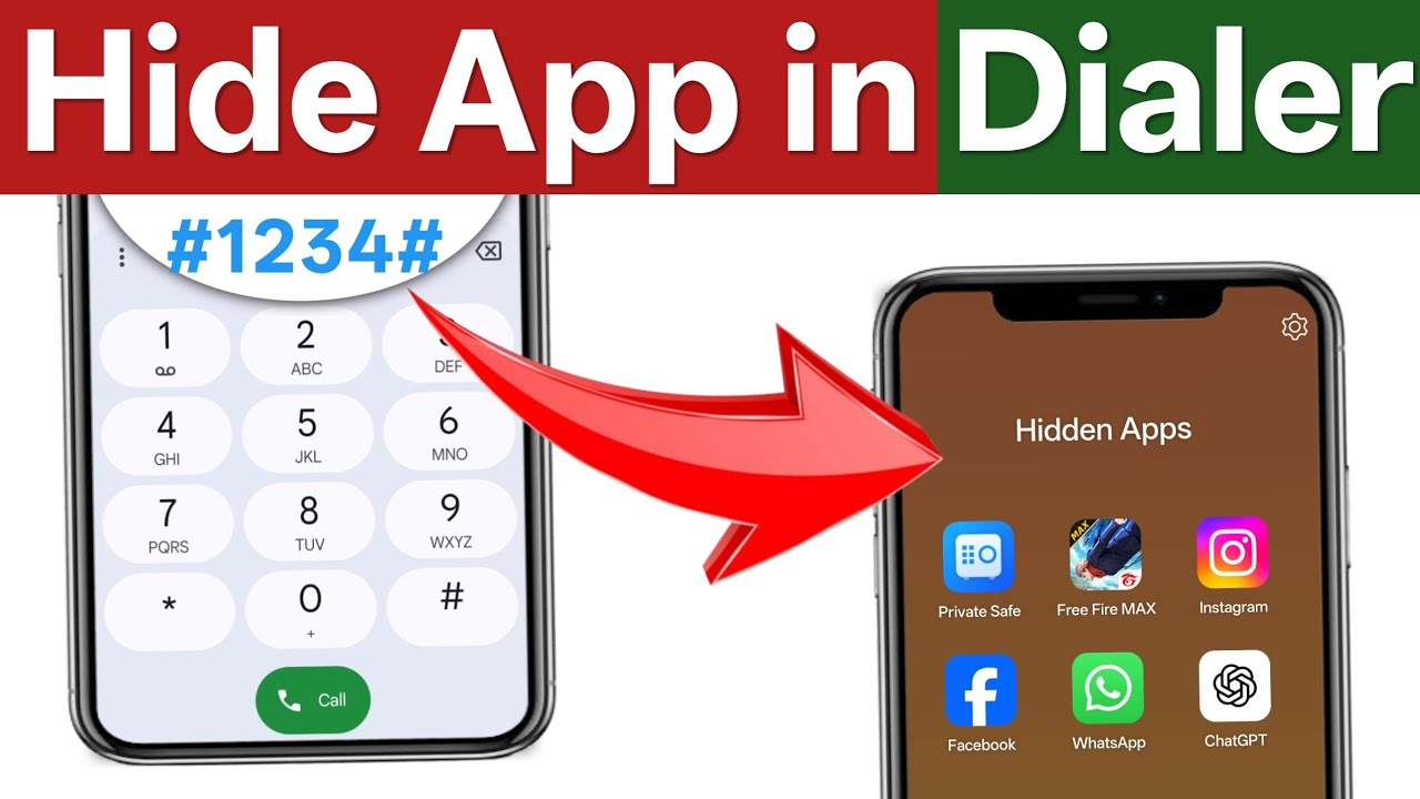 Dialer me app hide kaise kare | dialler mein app ko kaise chhupaye | how to hide app in dialler