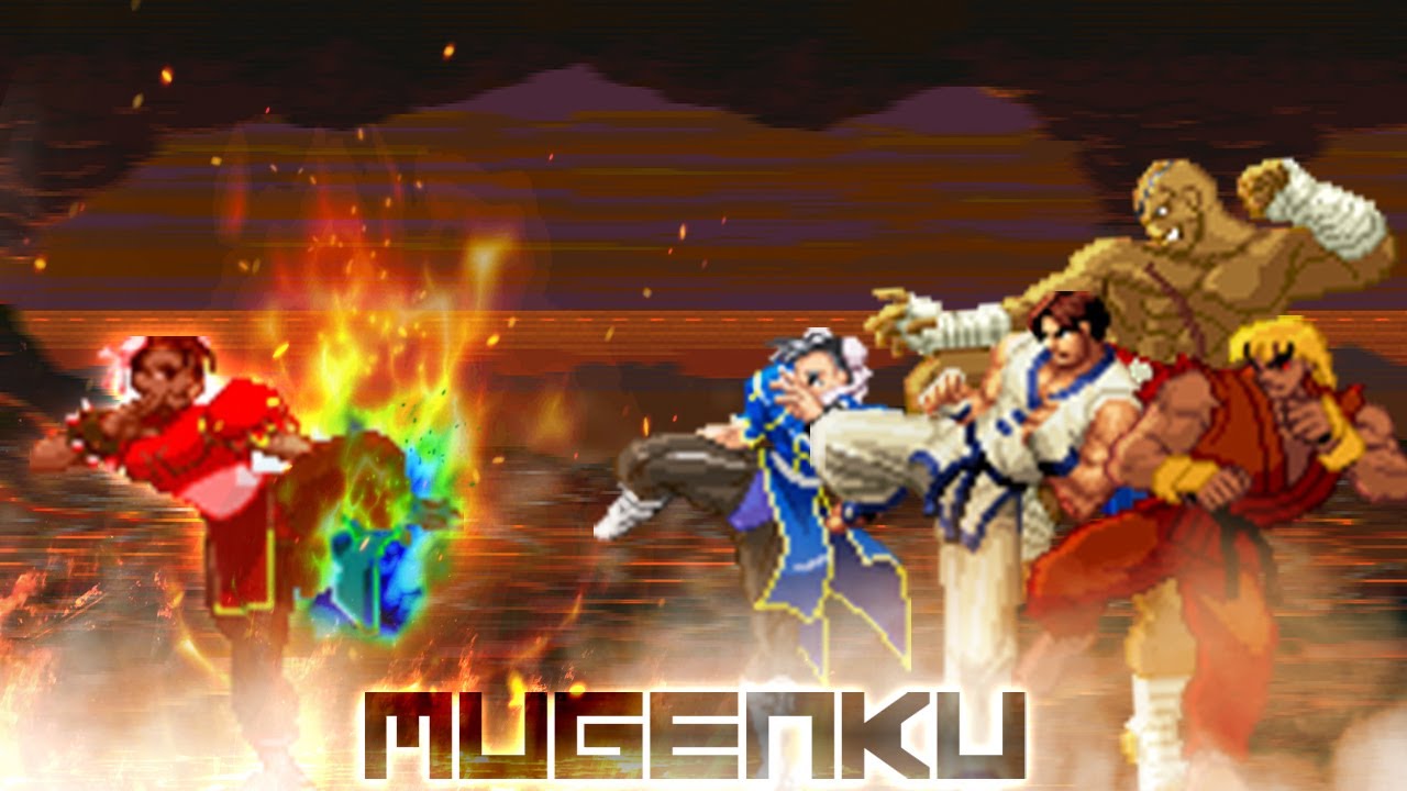 Use your feet properly to win! Neo Dark Chun Li vs Sagat Team! 1v4 Street Fighter MUGEN Multiverse