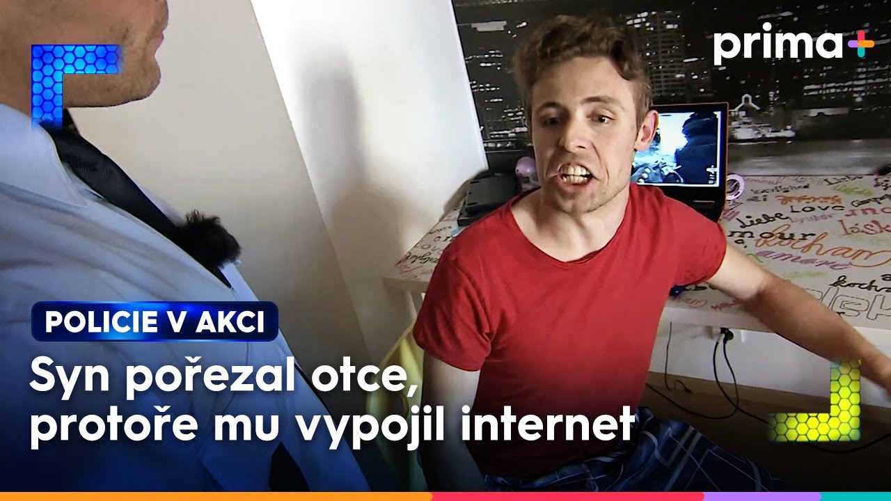 Za odpojený internet mladík sklem rozsekl tatínkovi hlavu | Policie v akci