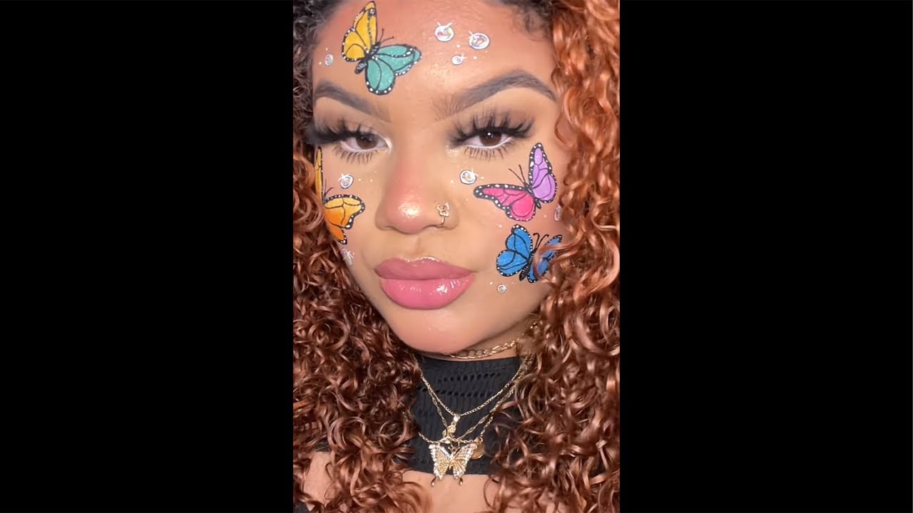 MAQUILLAJE MARIPOSAS 🦋🫶🏻 #shorts