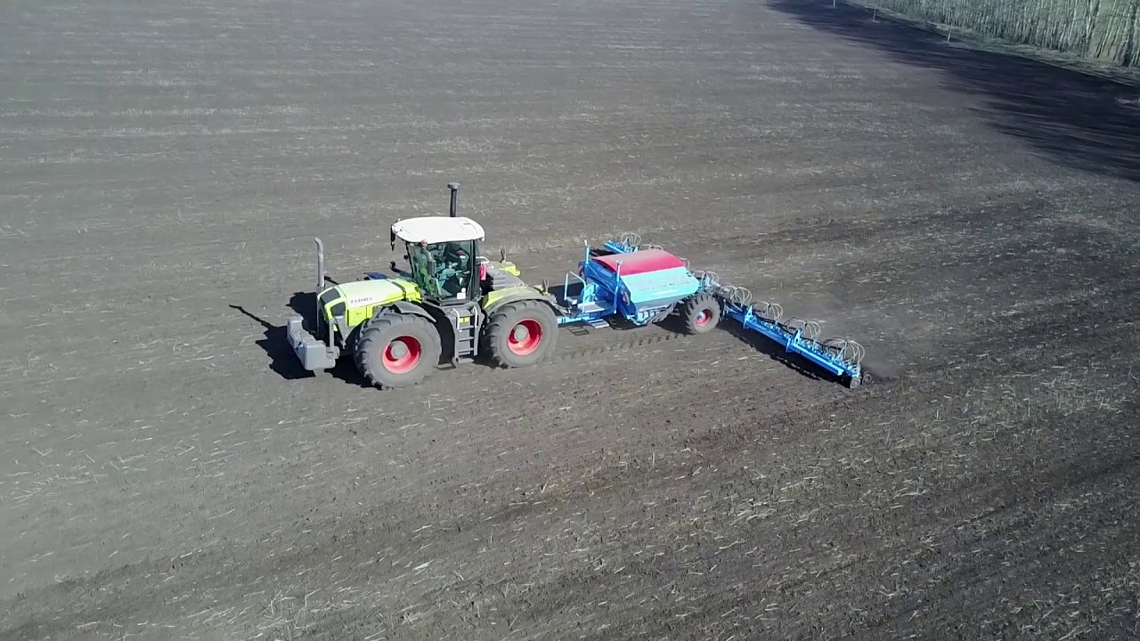 Посев яровой пшеницы сеялкой Lemken solitair 12