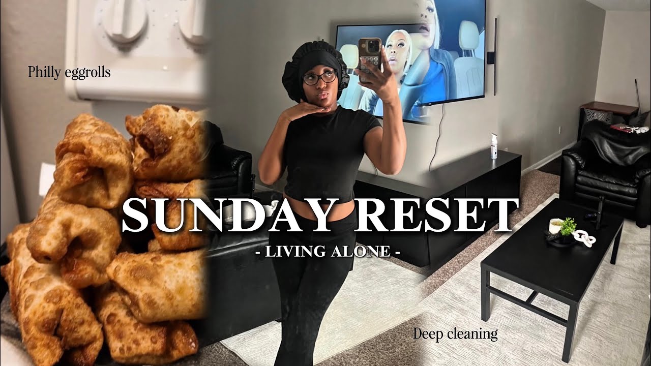 Sunday Reset Vlog | Deep Cleaning, Sunday Dinner & Relaxing