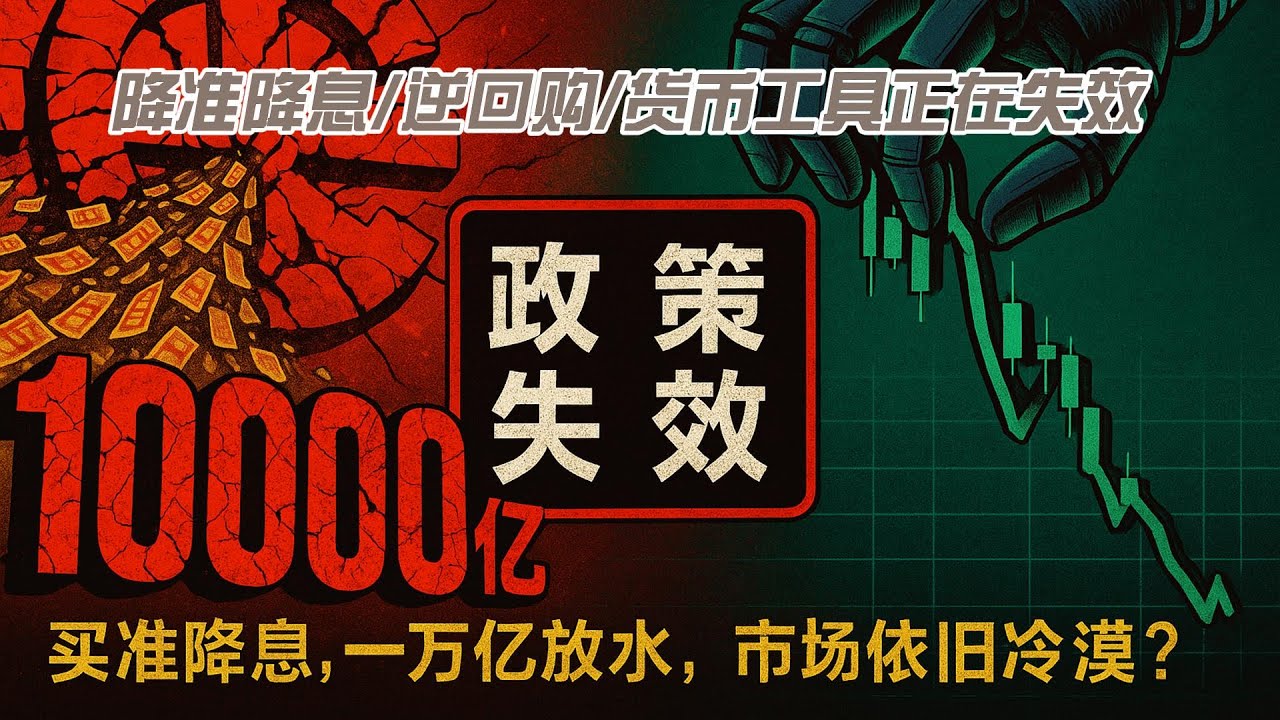 一万亿放水，市场依旧冷漠？货币政策正在失效，央行放水放到天花板？金融系统和实体经济为何越来越&ldquo;脱节&rdquo;？#中国经济 #房地產#中国新闻【中国经济】