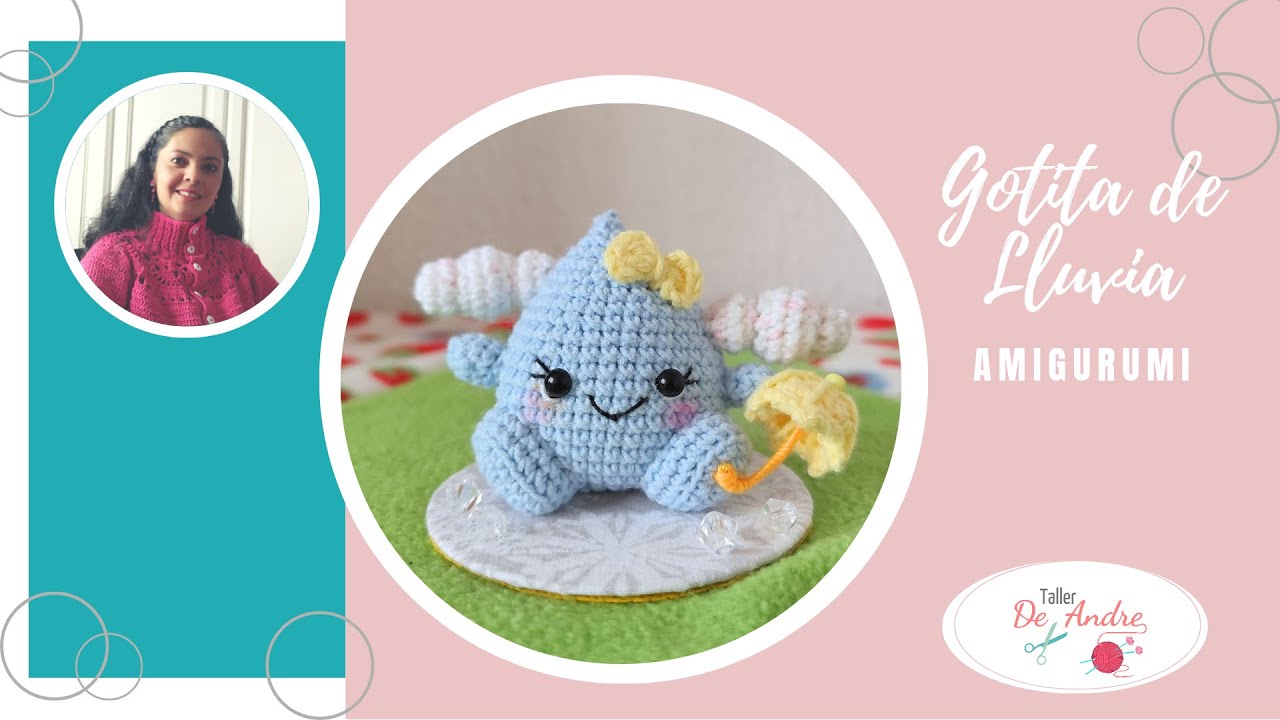Gotita de Lluvia Amigurumi.