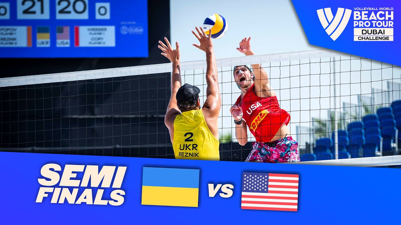 Popov/ Reznik vs. Webber/ Cory - Semi Final Highlights Dubai 2022 #BeachProTour