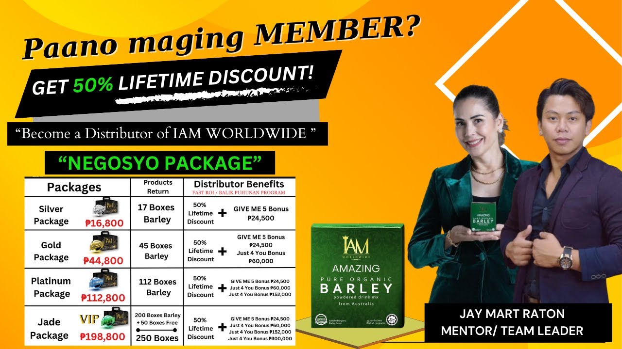 Paano maging Member/Distributor ng Amazing Pure Organic Barley (Ways of Earnings)