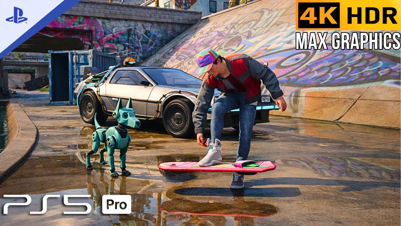 Fortnite (PS5 Pro) 4K 120FPS HDR Gameplay | Marty McFly Back To The Future (Chapter 7 Season 1)