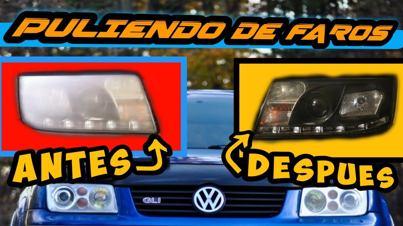 PULIENDO FAROS|FAROS OPACOS|Golf o Jetta MK2,MK3,MK4 Etc.