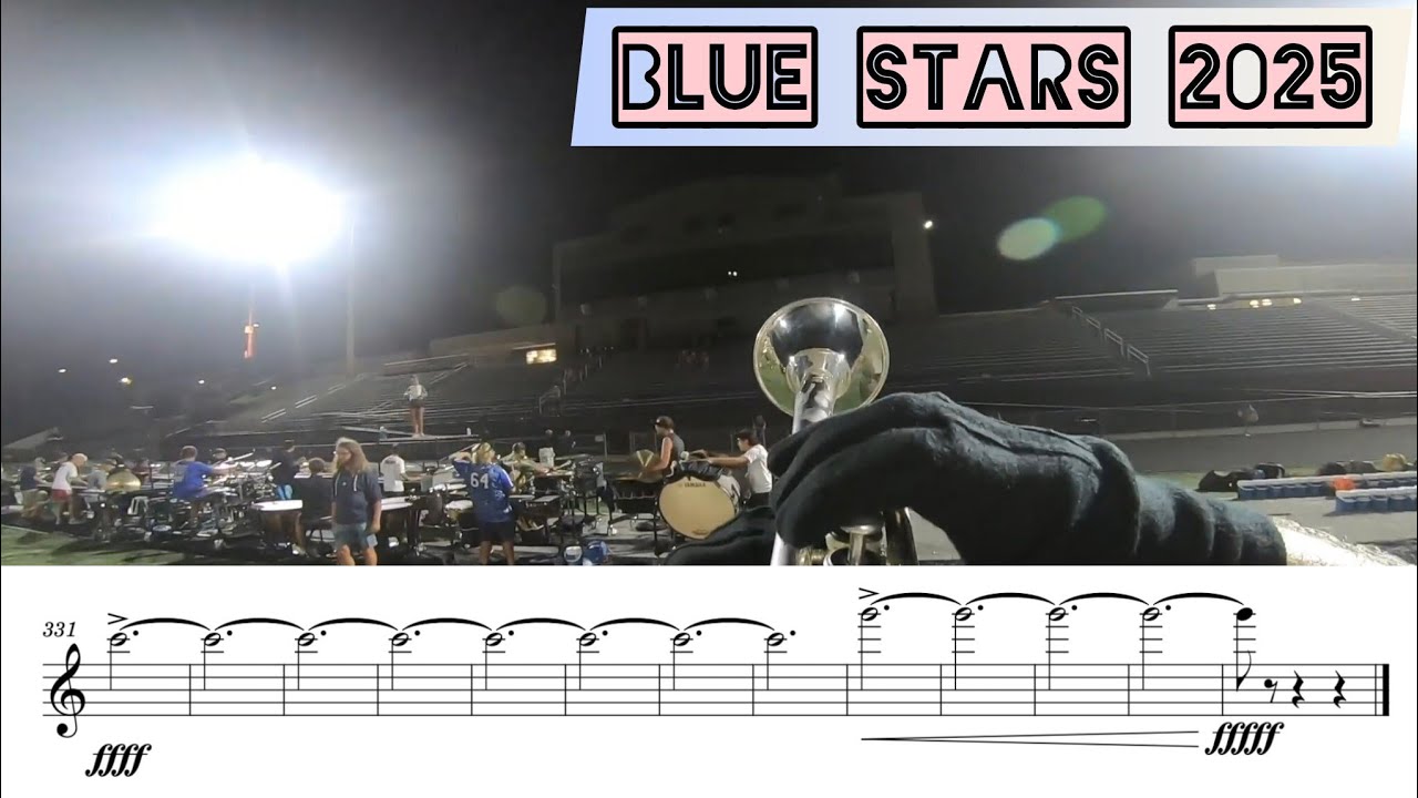 Blue Stars 2025 Screamer Trumpet Transcription