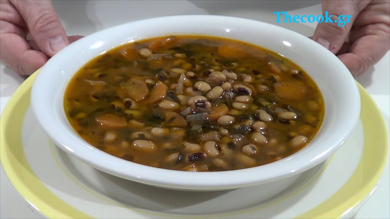 Τhecook.gr - Φασολάδα με μαυρομάτικα φασόλια