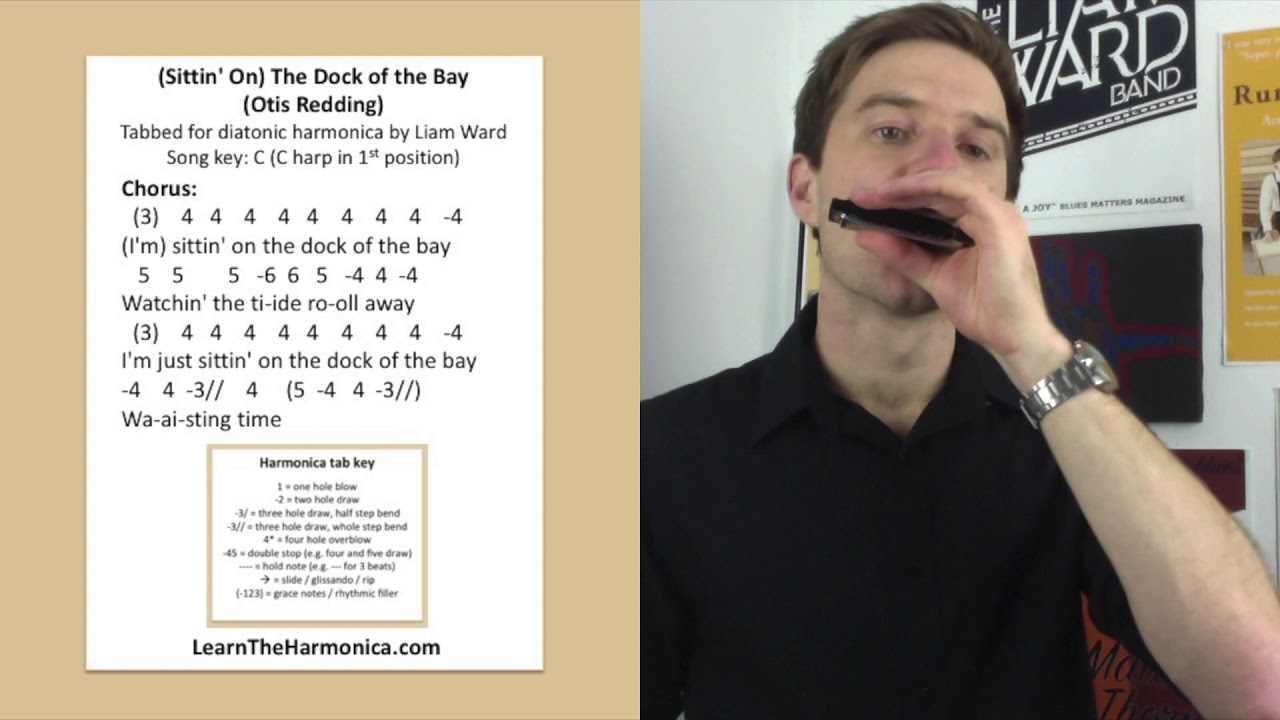 '(Sittin' On) The Dock of the Bay' harmonica lesson (Otis Redding)