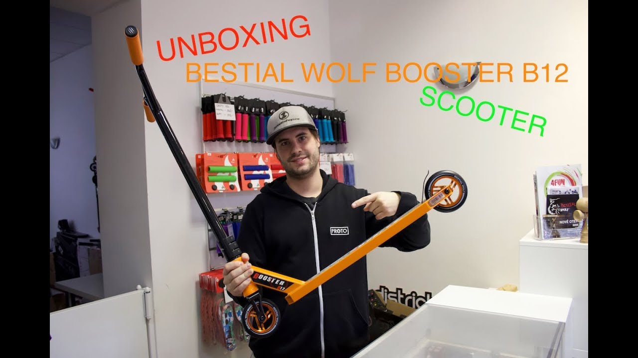 Scootshop.cz Unboxing: Bestial Wolf Booster B12 freestyle scooter