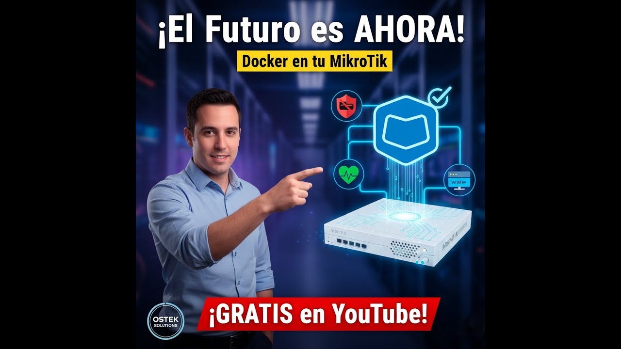 Tu Router MikroTik puede hacer MUCHO MÁS con Docker Container!