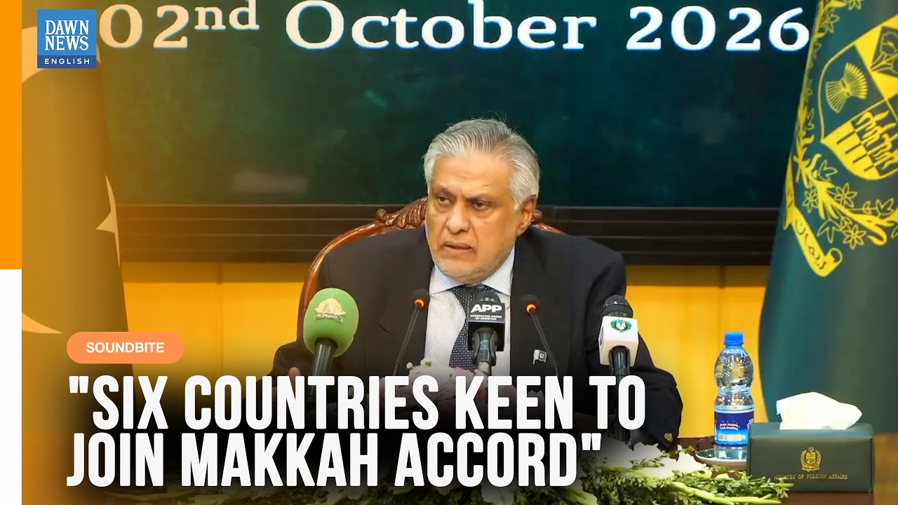 At Least Six Countries Interested in Joining Makkah Defence Pact: Ishaq Dar | Dawn News English