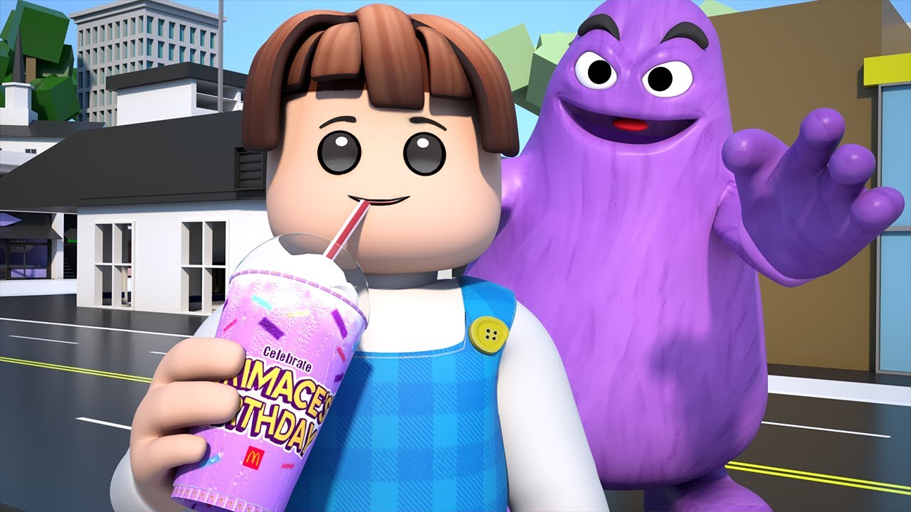 ROBLOX Brookhaven 🏡RP - FUNNY MOMENTS: Roblox Horror Grimace Shake | Roblox Jack