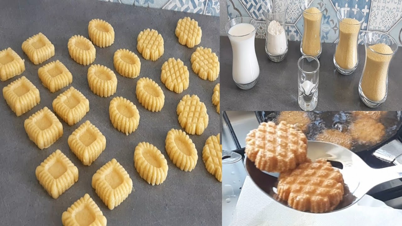 حلوة زمان سهلة وسريعة بدون بيض ولا خميرة اقتصادية وراقية gâteaux simple et rapide