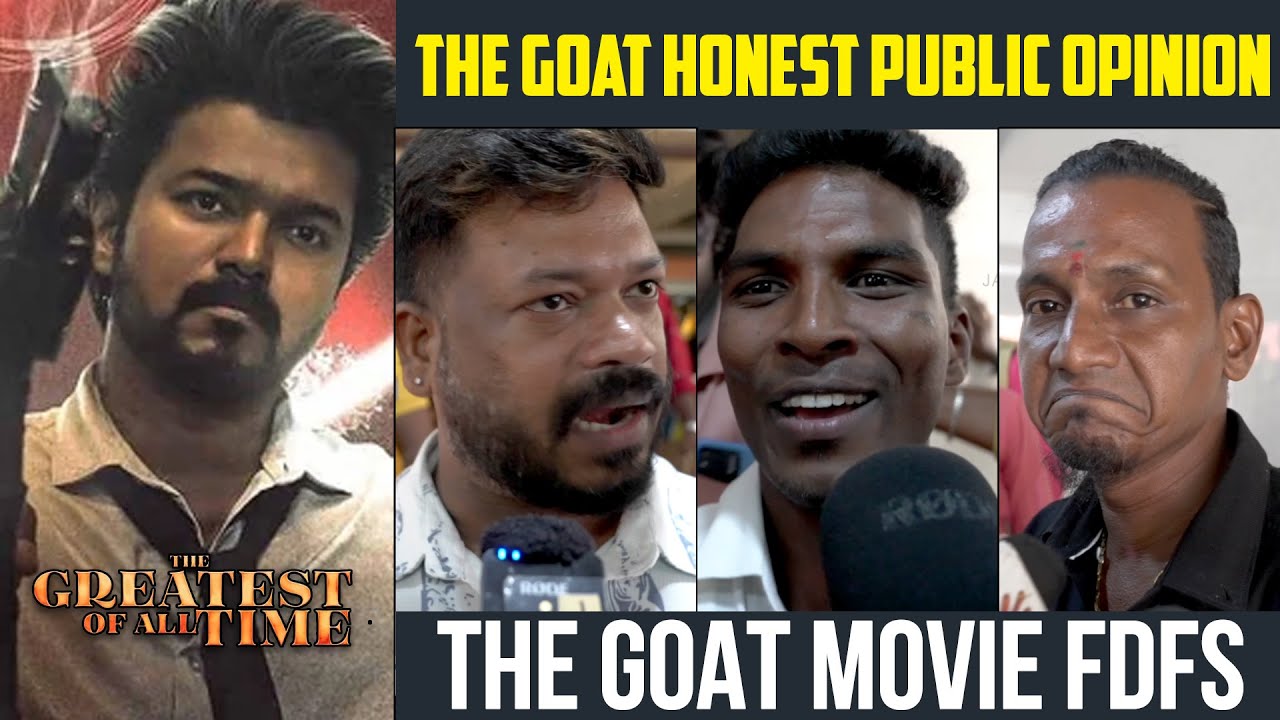 The Goat Public Review | The GOAT Honest Public Opinion | THE GOAT Movie Review | Vijay | Jaya Tv