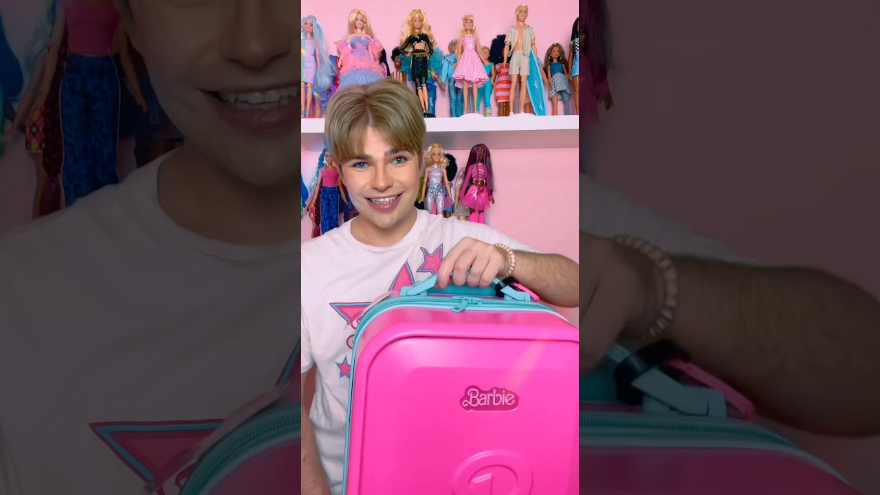 COMPREI UMA MALA DA BARBIE 🩷 #barbie