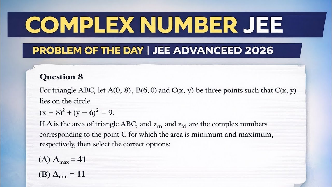Complex Numbers short Marathon for JEE Advanced 2026 🚀 #jee2026 #jee 