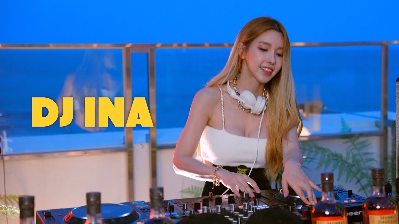 [DJ이나] 🎧EDM 최신클럽음악📀몽키숄더와 저녁 바다를 배경으로 루프탑 디제잉 클럽파티
