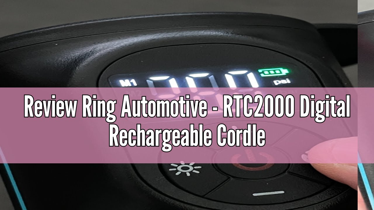 Review Ring Automotive - RTC2000 Digital Rechargeable Cordless Tyre Inflator Air Compressor and Elec