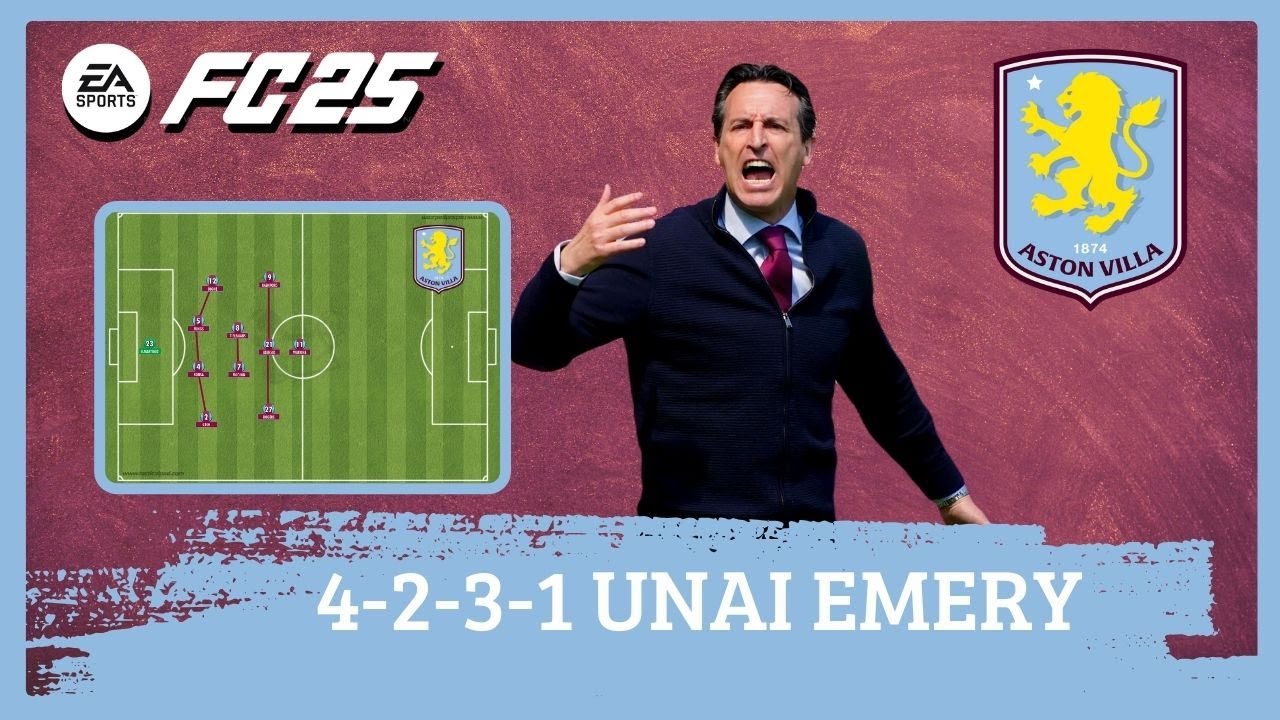 Унаи Эмери 4-2-3-1 Aston Villa EA FC 25 |Тактика|