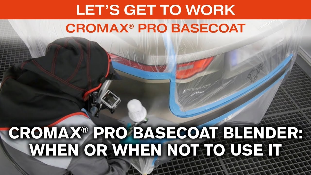 Cromax Pro Basecoat Blender – when or when not to use it