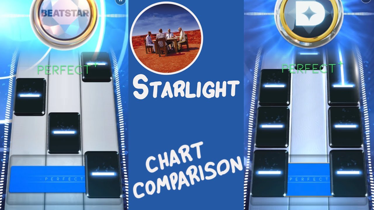 [Beatstar] Starlight - Muse // Chart Comparison (Standard vs Deluxe)