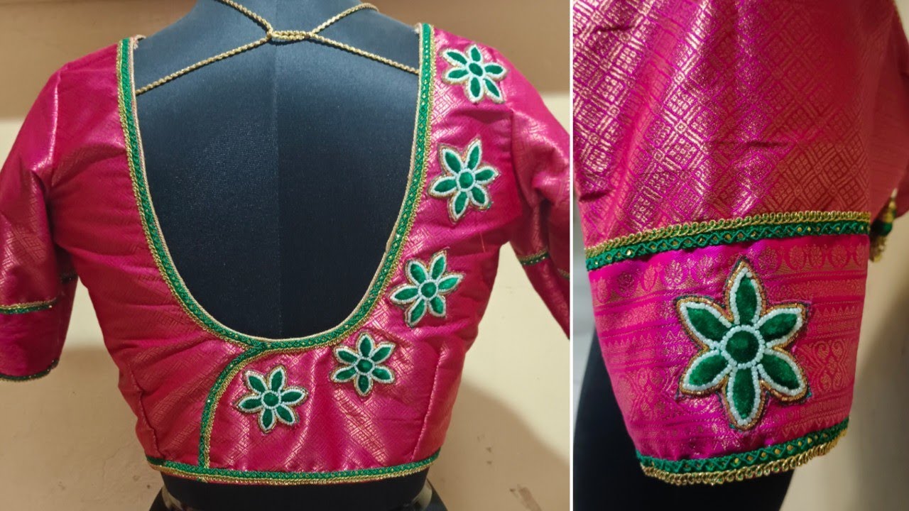 Patchwork Blouse Making//Designer Blouse Making