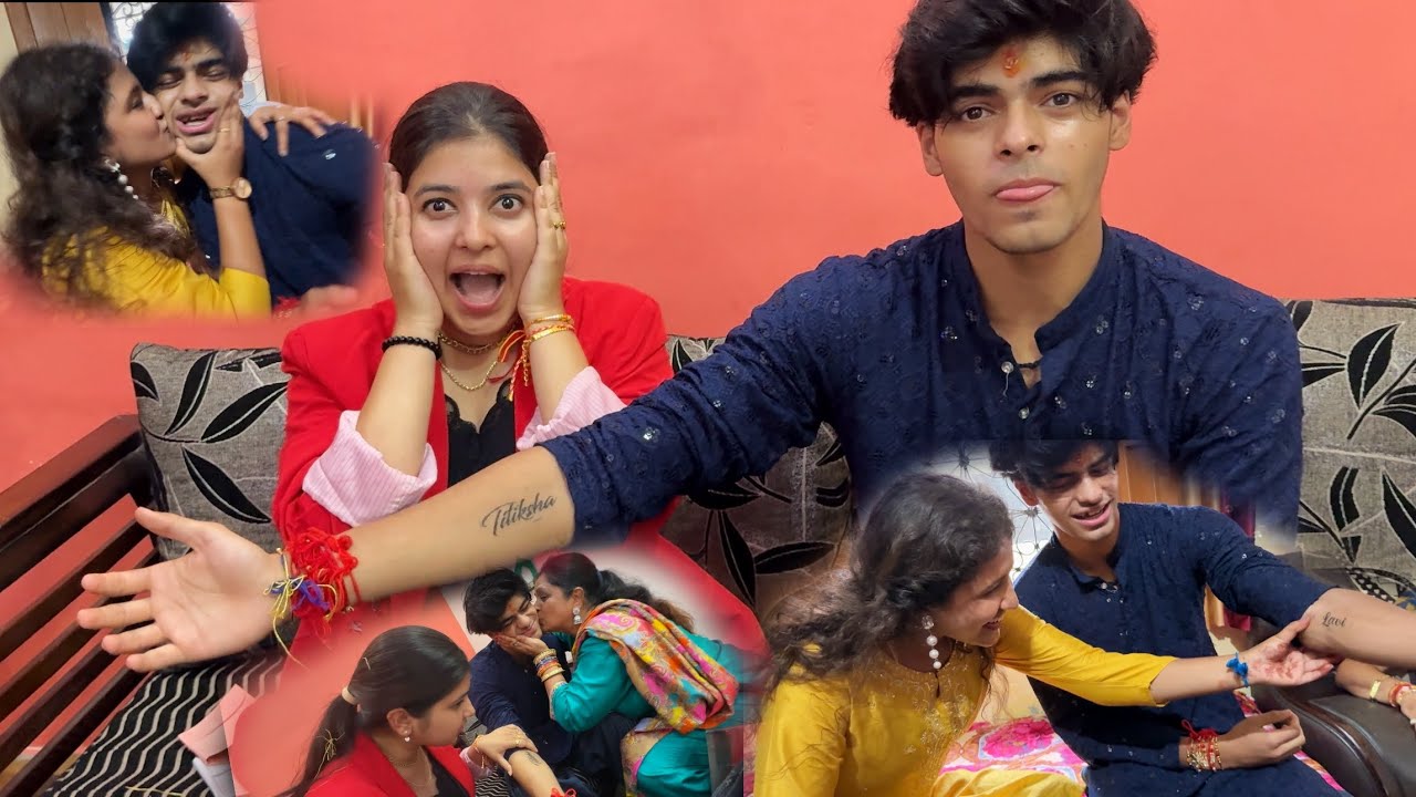 Om Ne Apni 2 Behen Ke Naam Ka TATTOO Banwa Diya 😱 RAKHI MEIN SHOCKED 