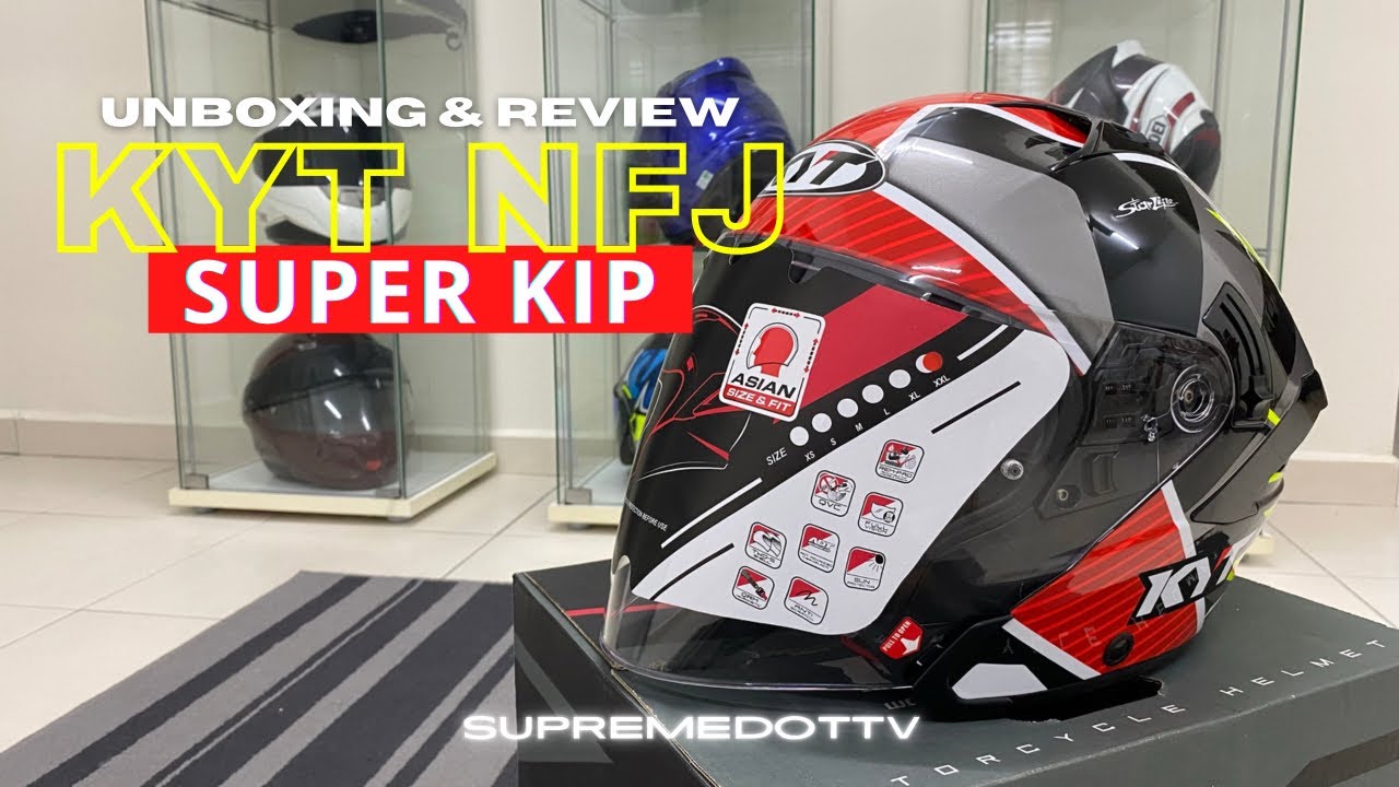 Unboxing & Review KYT NFJ helmet - Super Kip