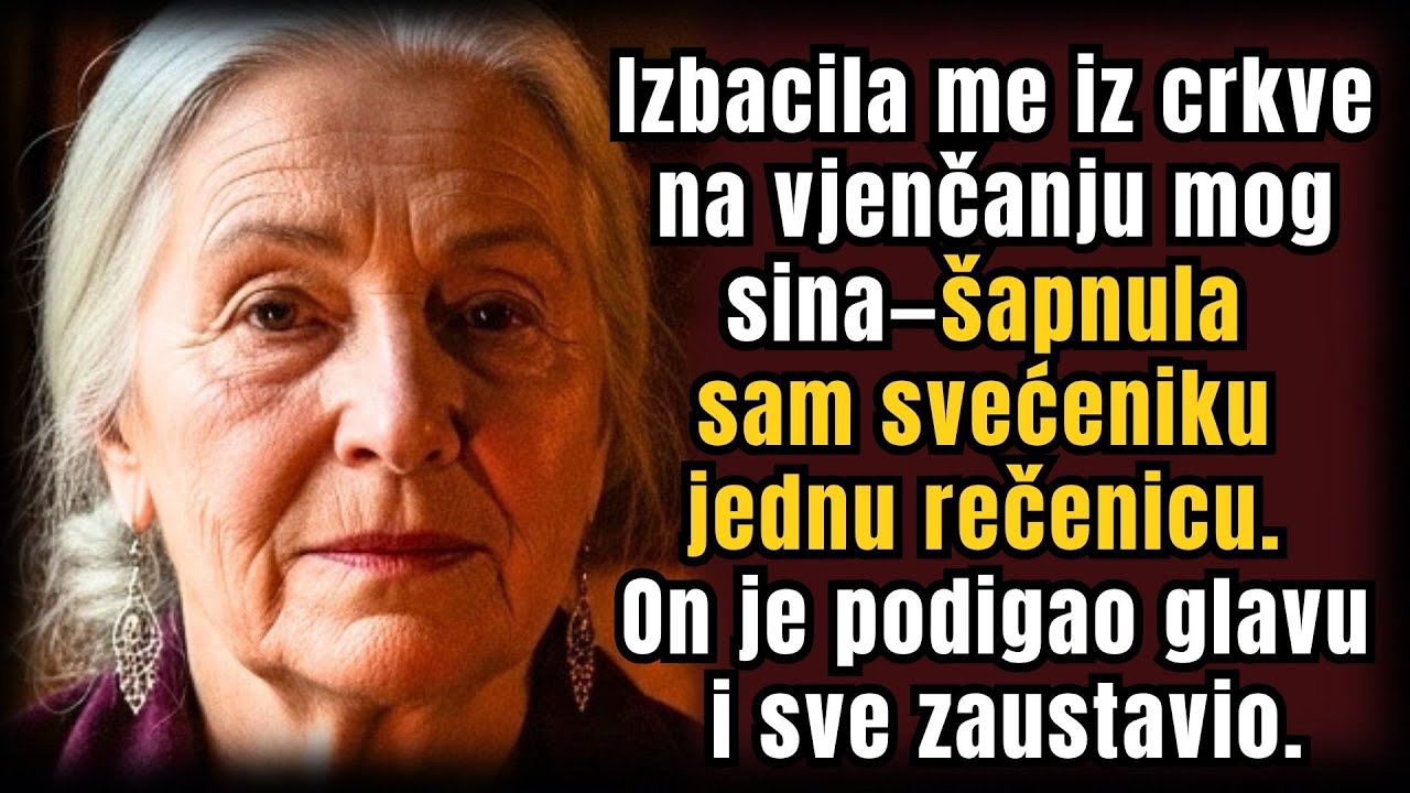 Na sinovom vjenčanju snaha me izbacila iz crkve — ali riječi pred svećenikom sve su promijenile